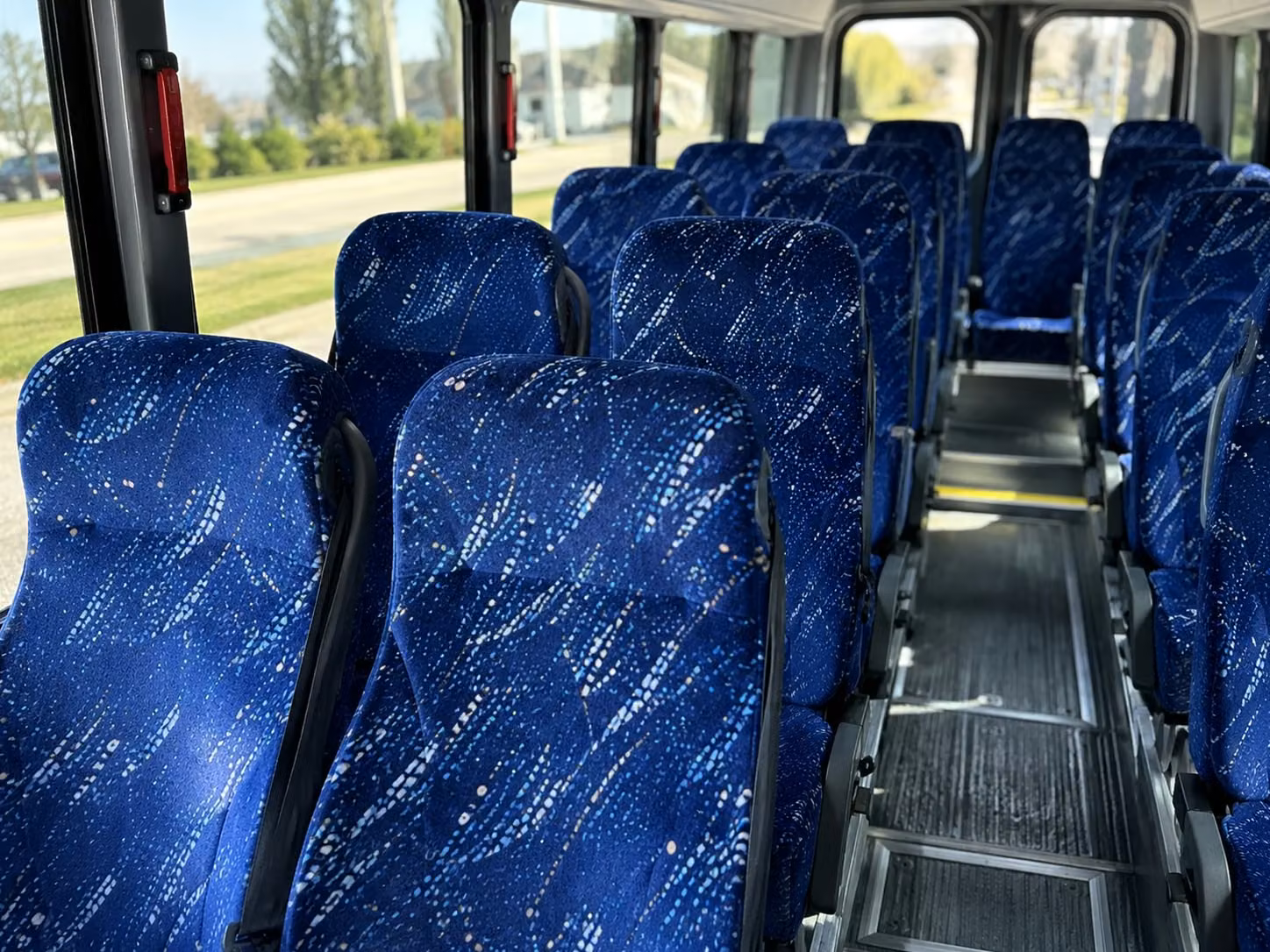15 passenger minibus inside