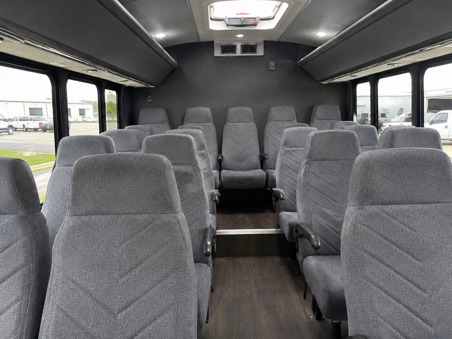 18 passenger minibus inside