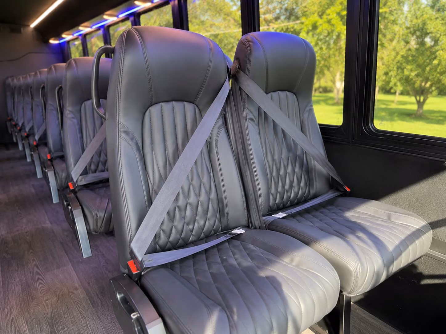 20 passenger minibus inside