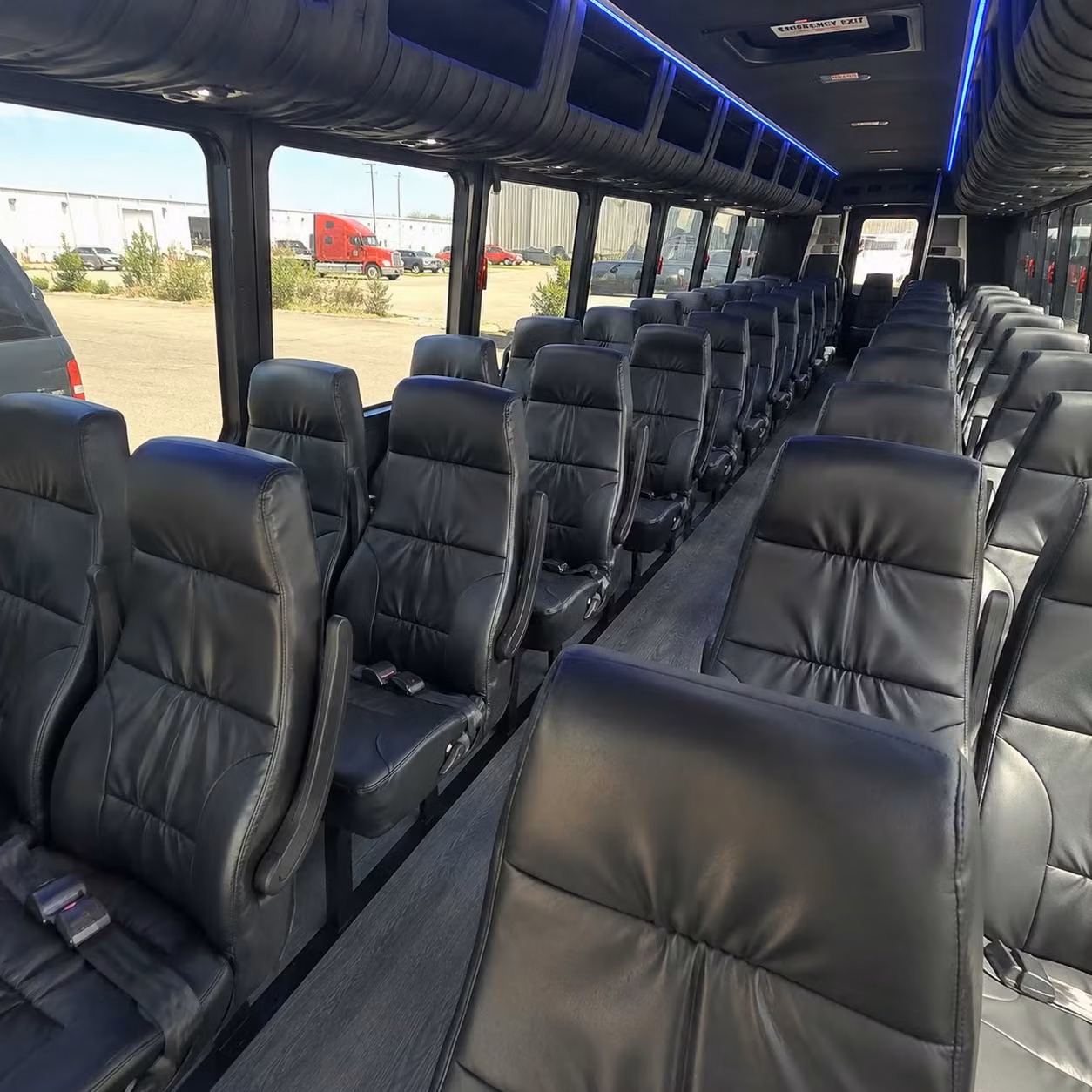 25 passenger minibus inside