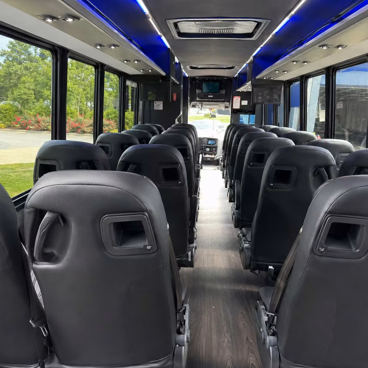 35 passenger minibus interior