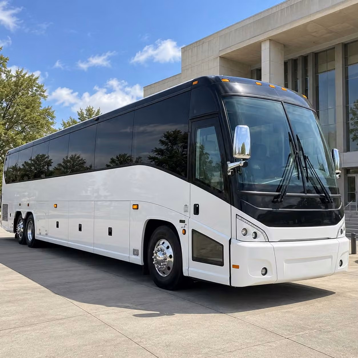 56 passenger charter bus