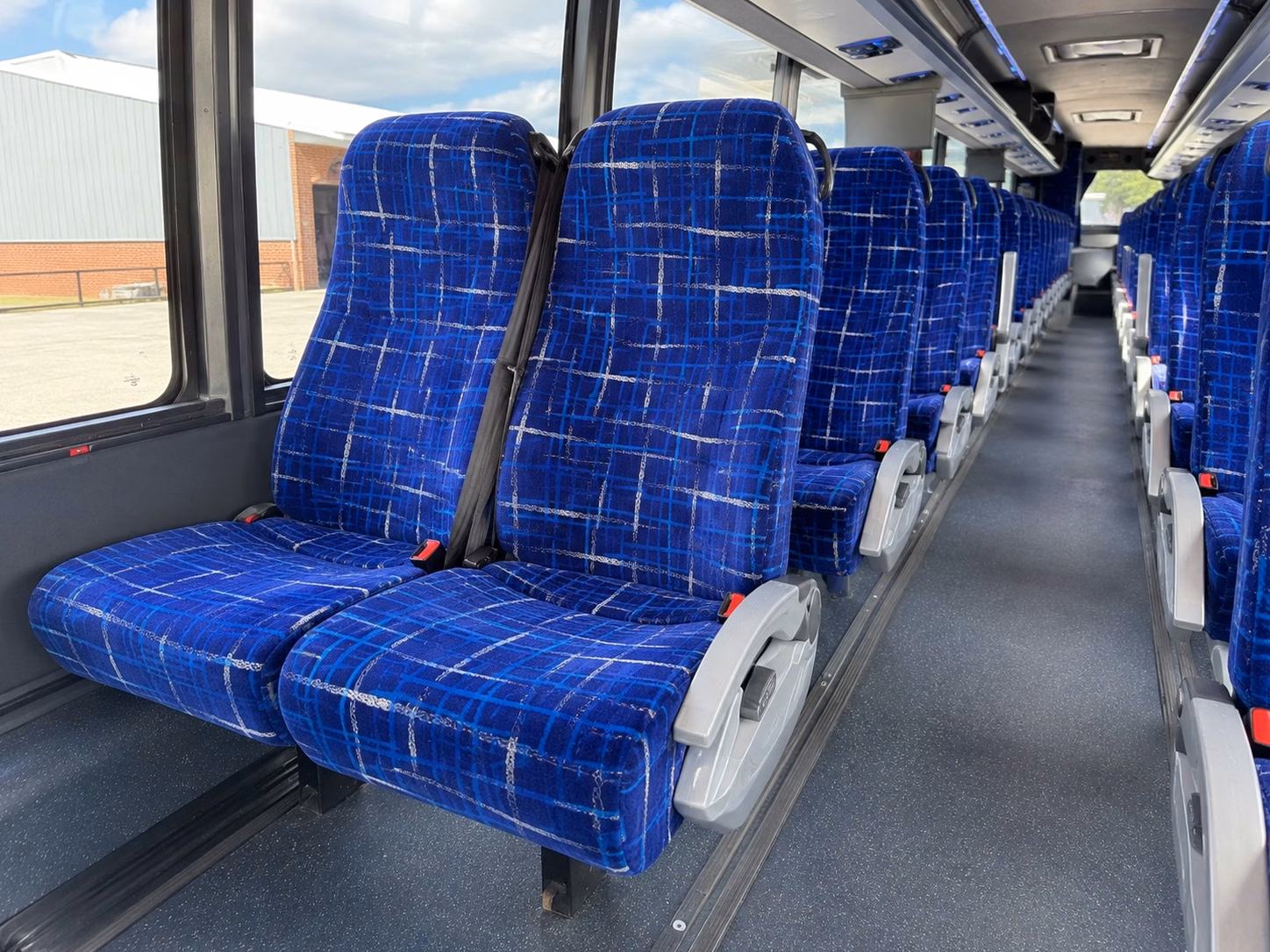 rochester hills charter bus rental interior