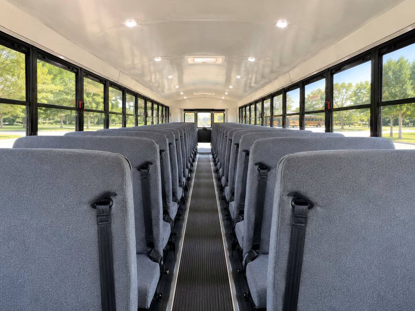 school bus interior