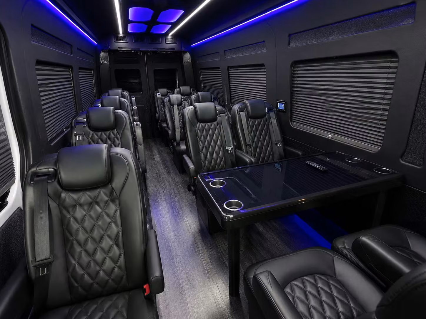sprinter van with driver interior